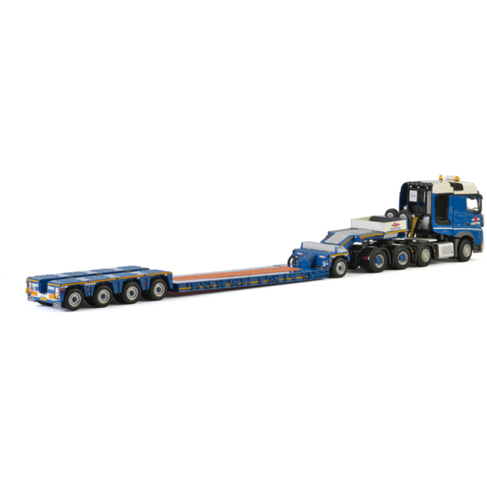 Baetsen; MERCEDES BENZ ACTROS MP4 BIG SPACE 8x4 LOW LOADER PENDEL X - DOLLY 1 AXLE