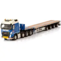 Baetsen; VOLVO FH4 8X4 GLOBETROTTER NOOTEBOOM TELESTEP - 4 AXLE