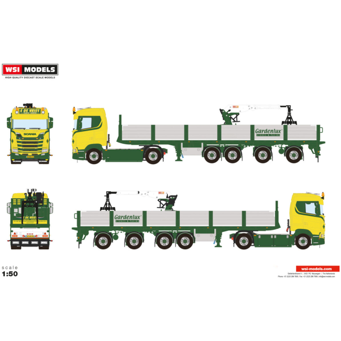 E. de Vries; SCANIA S NORMAL CS20N 4X2 BRICK TRAILER - 4 AXLE