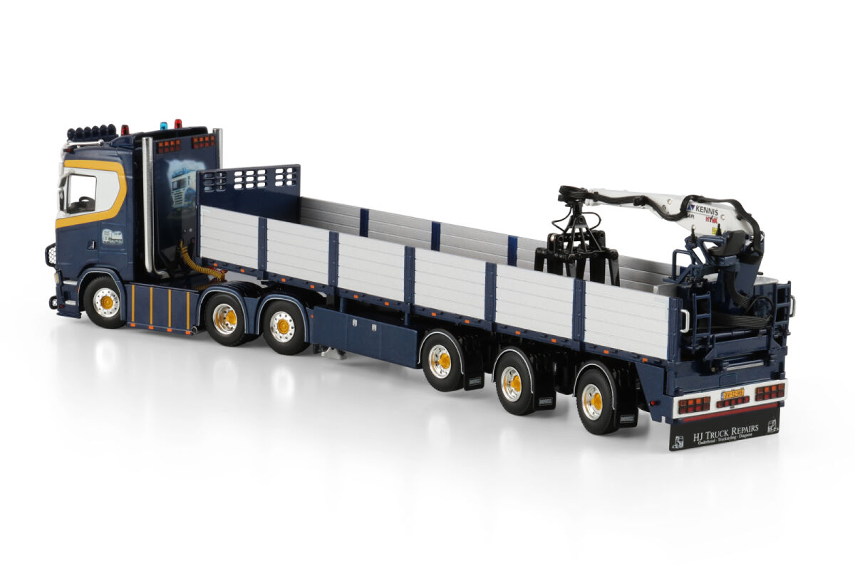 Henri Bauman Scania S Normal Cs20n 6x2 Tag Axle Brick Trailer 3 Axle 3