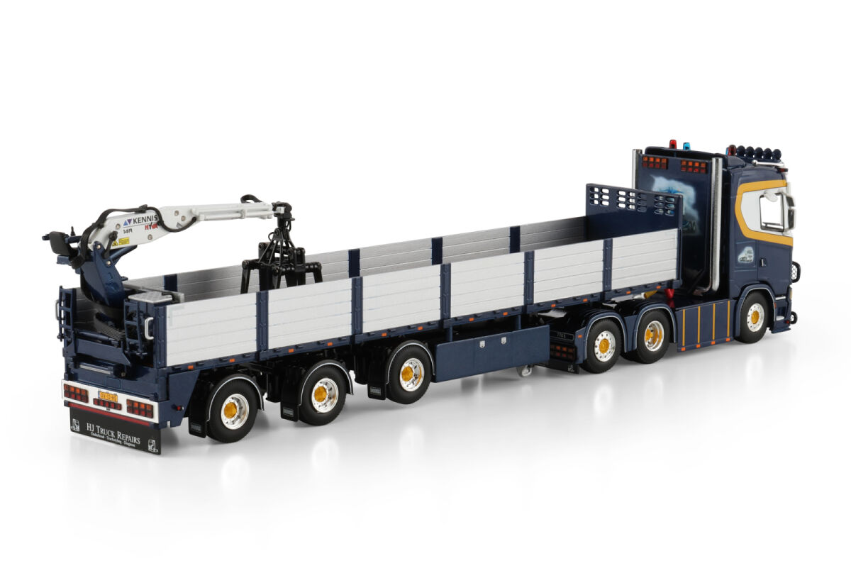 Henri Bauman Scania S Normal Cs20n 6x2 Tag Axle Brick Trailer 3 Axle 4