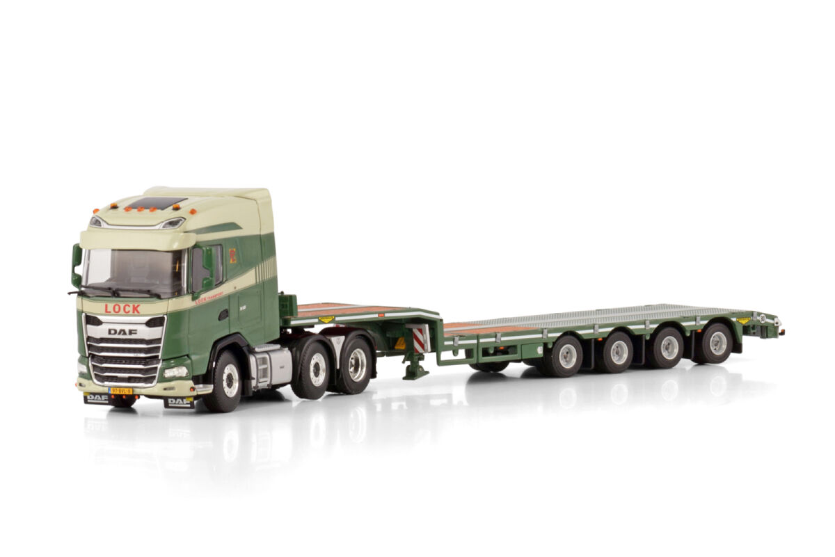 Lock Transport; DAF XG 6X2 TWIN STEER SEMI LOW LOADER - 4 AXLE