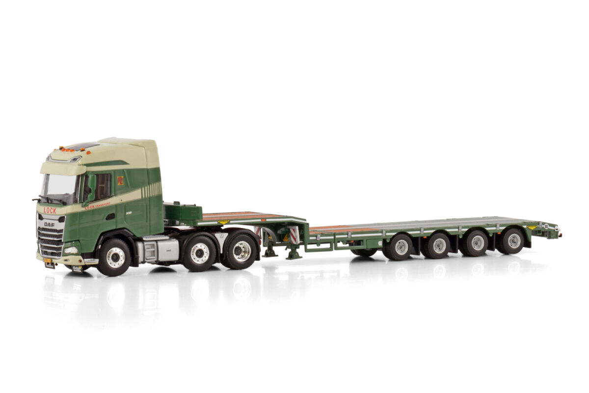 Lock Transport; DAF XG 6X2 TWIN STEER SEMI LOW LOADER - 4 AXLE