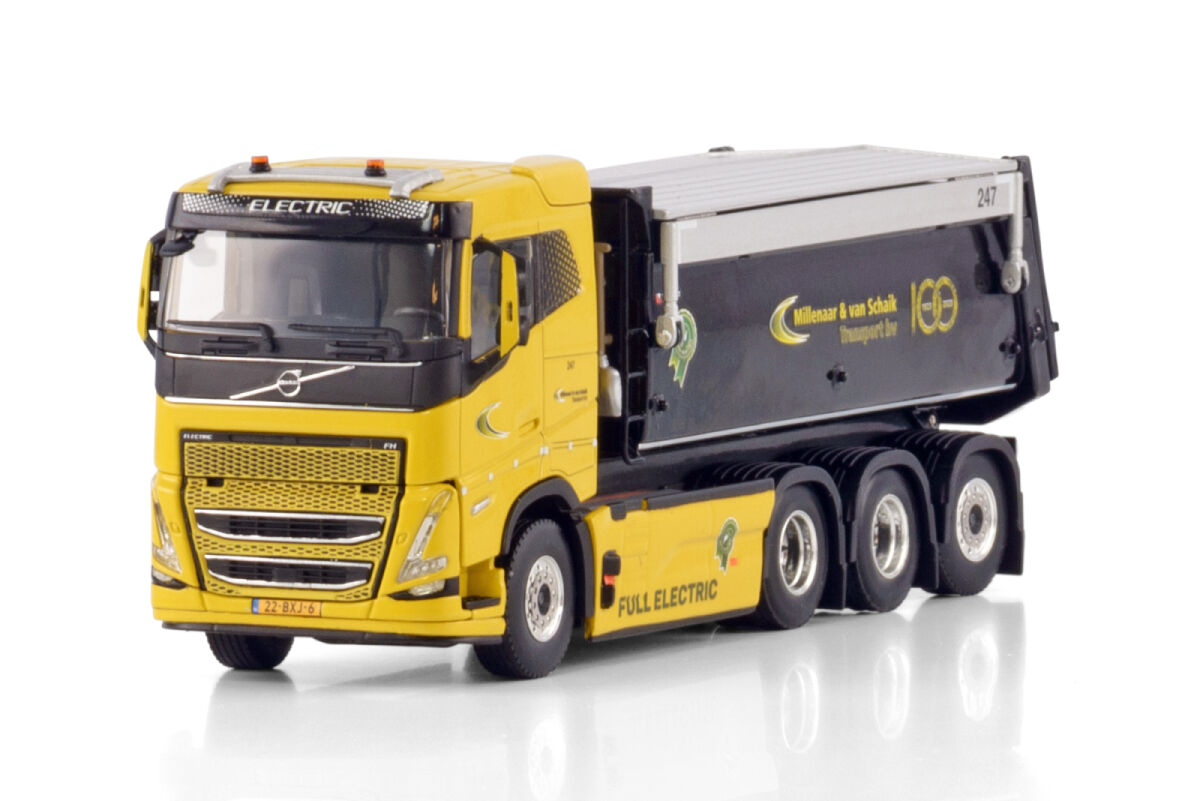 Millenaar En Van Schaik Transport Volvo Fh5 Sleeper Cab Electric 8x4 Tipper Truck 2