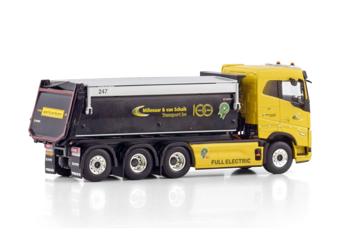 Millenaar En Van Schaik Transport Volvo Fh5 Sleeper Cab Electric 8x4 Tipper Truck 4