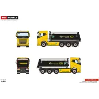 Millenaar en van Schaik Transport; VOLVO FH5 SLEEPER CAB ELECTRIC 8X4 TIPPER TRUCK