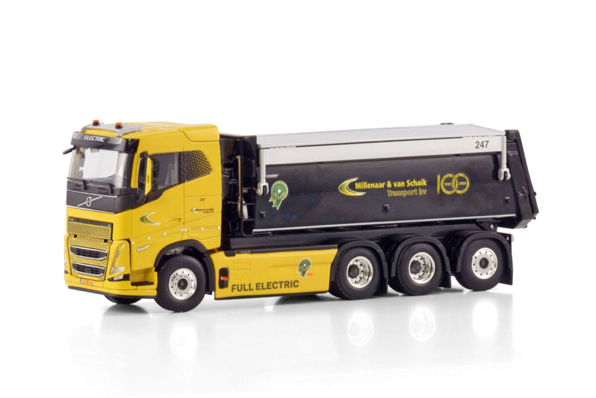 Millenaar En Van Schaik Transport Volvo Fh5 Sleeper Cab Electric 8x4 Tipper Truck