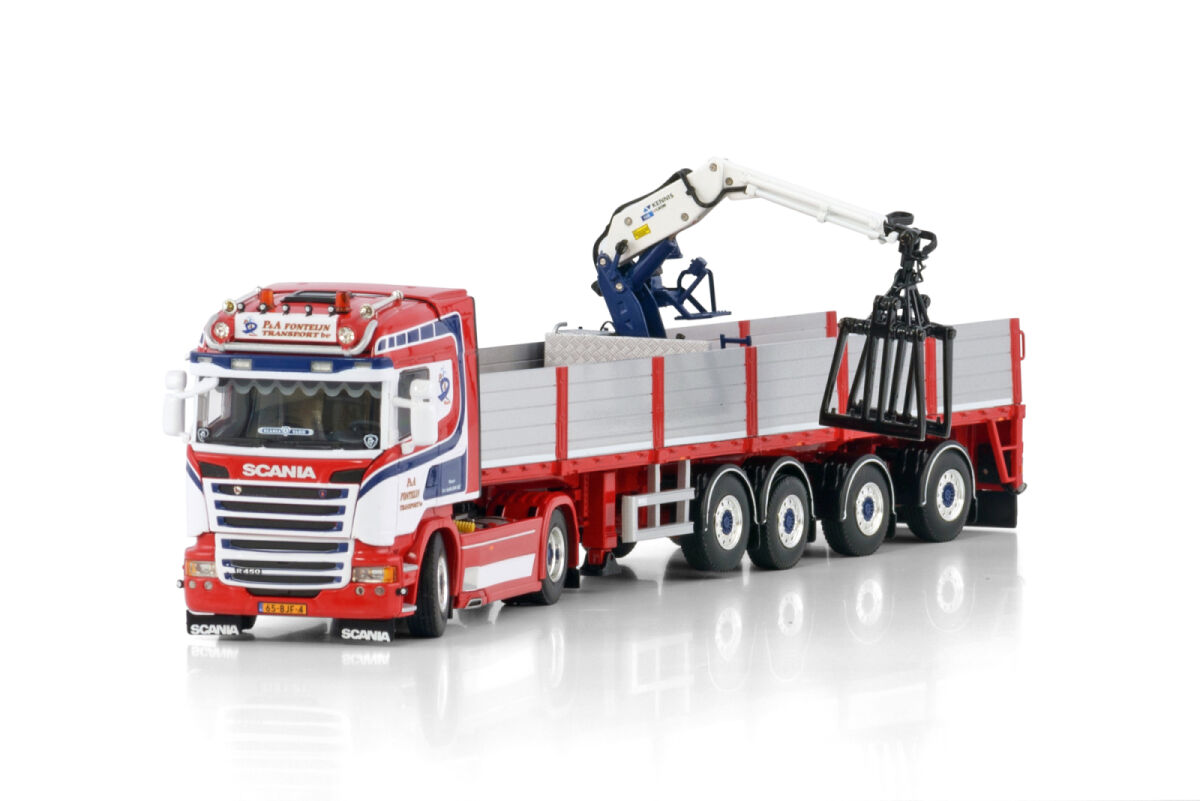 P&A Fonteijn; SCANIA STREAMLINE HIGHLINE 4X2 BRICK TRAILER - 4 AXLE - Afbeelding 4