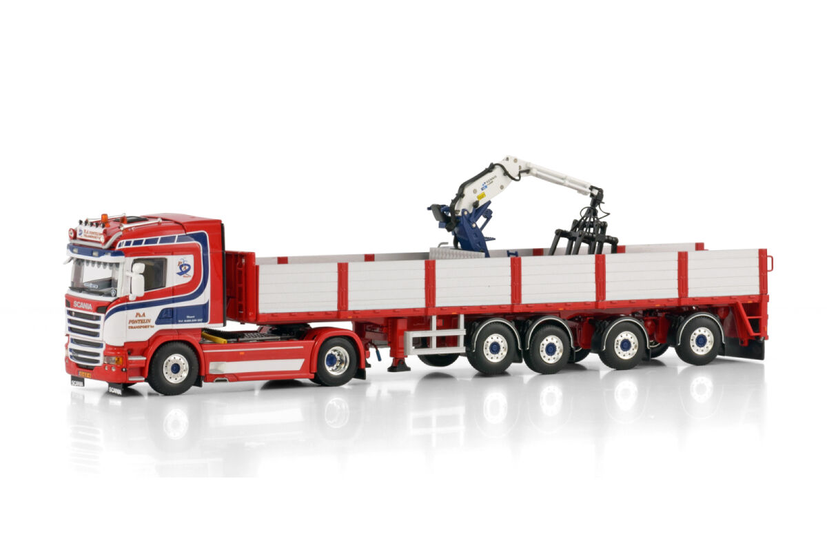 P&A Fonteijn; SCANIA STREAMLINE HIGHLINE 4X2 BRICK TRAILER - 4 AXLE - Afbeelding 3