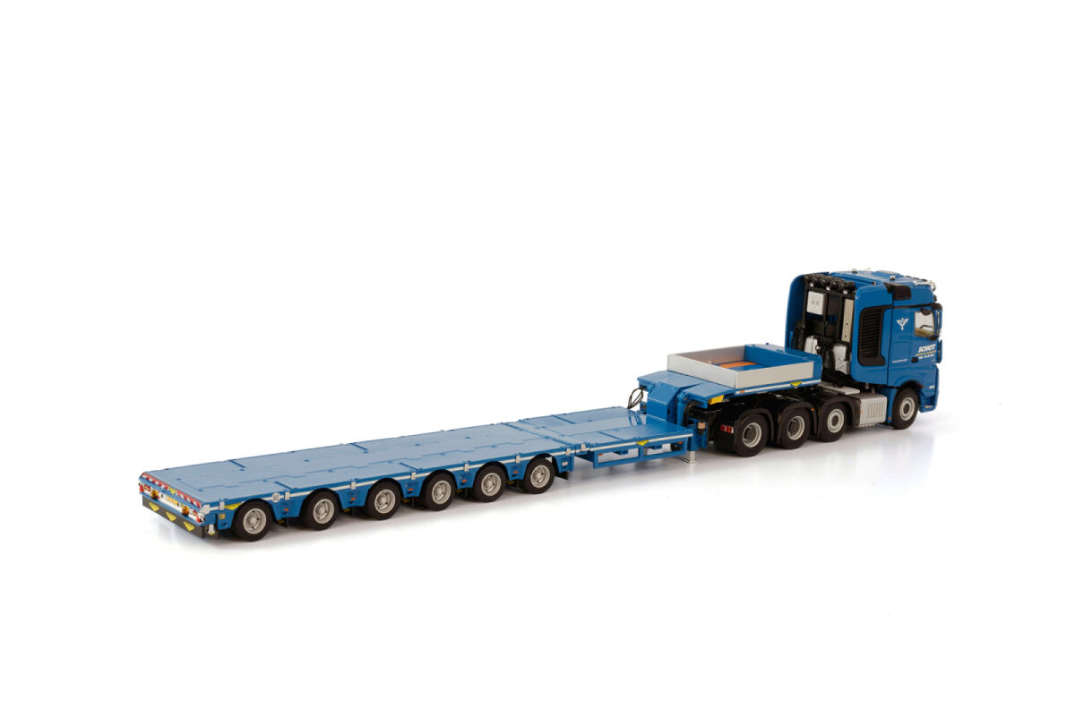 Schot; MERCEDES-BENZ ACTROS MP4 SLT BIG SPACE 8X4 SEMI LOW LOWLOADER - 6 AXLE