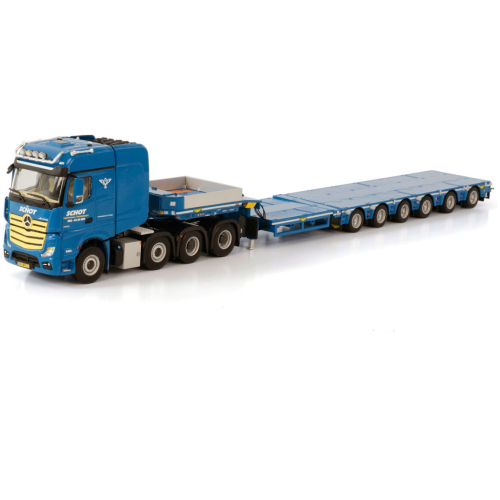 Schot; MERCEDES-BENZ ACTROS MP4 SLT BIG SPACE 8X4 SEMI LOW LOWLOADER - 6 AXLE