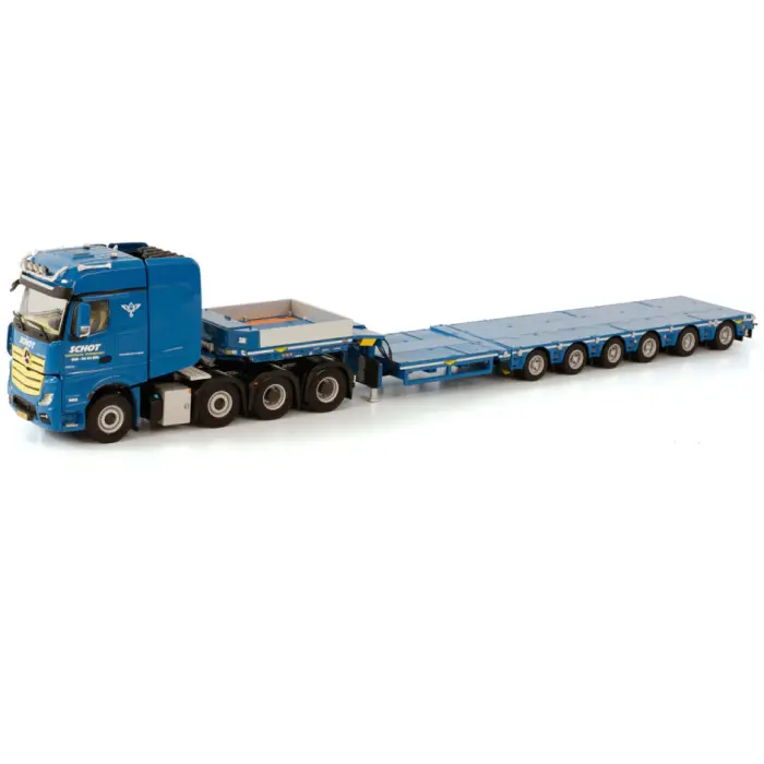 Schot; MERCEDES-BENZ ACTROS MP4 SLT BIG SPACE 8X4 SEMI LOW LOWLOADER - 6 AXLE
