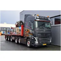 Stone base; VOLVO FH5 GLOBETROTTER 6X2 TWIN STEER BRICK TRAILER - 3 AXLE