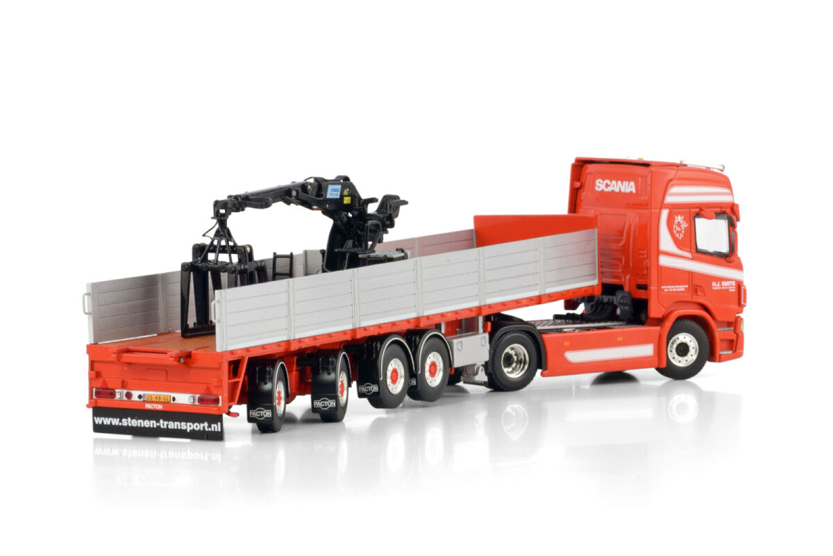 Transportbedrijf H.J. Smits; SCANIA R HIGHLINE CR20H 4X2 BRICK TRAILER - 4 AXLE