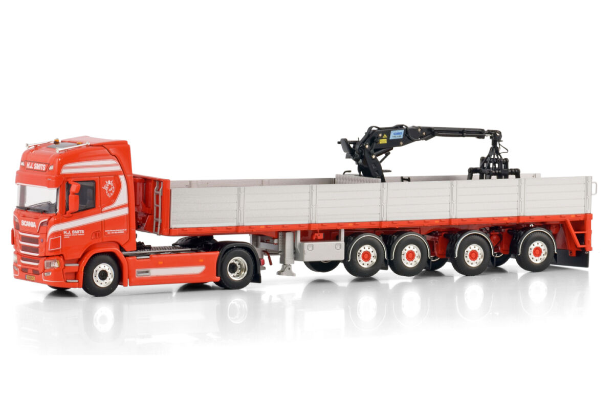 Transportbedrijf H.J. Smits; SCANIA R HIGHLINE CR20H 4X2 BRICK TRAILER - 4 AXLE