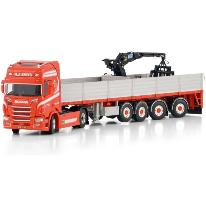Transportbedrijf H.J. Smits; SCANIA R HIGHLINE CR20H 4X2 BRICK TRAILER - 4 AXLE