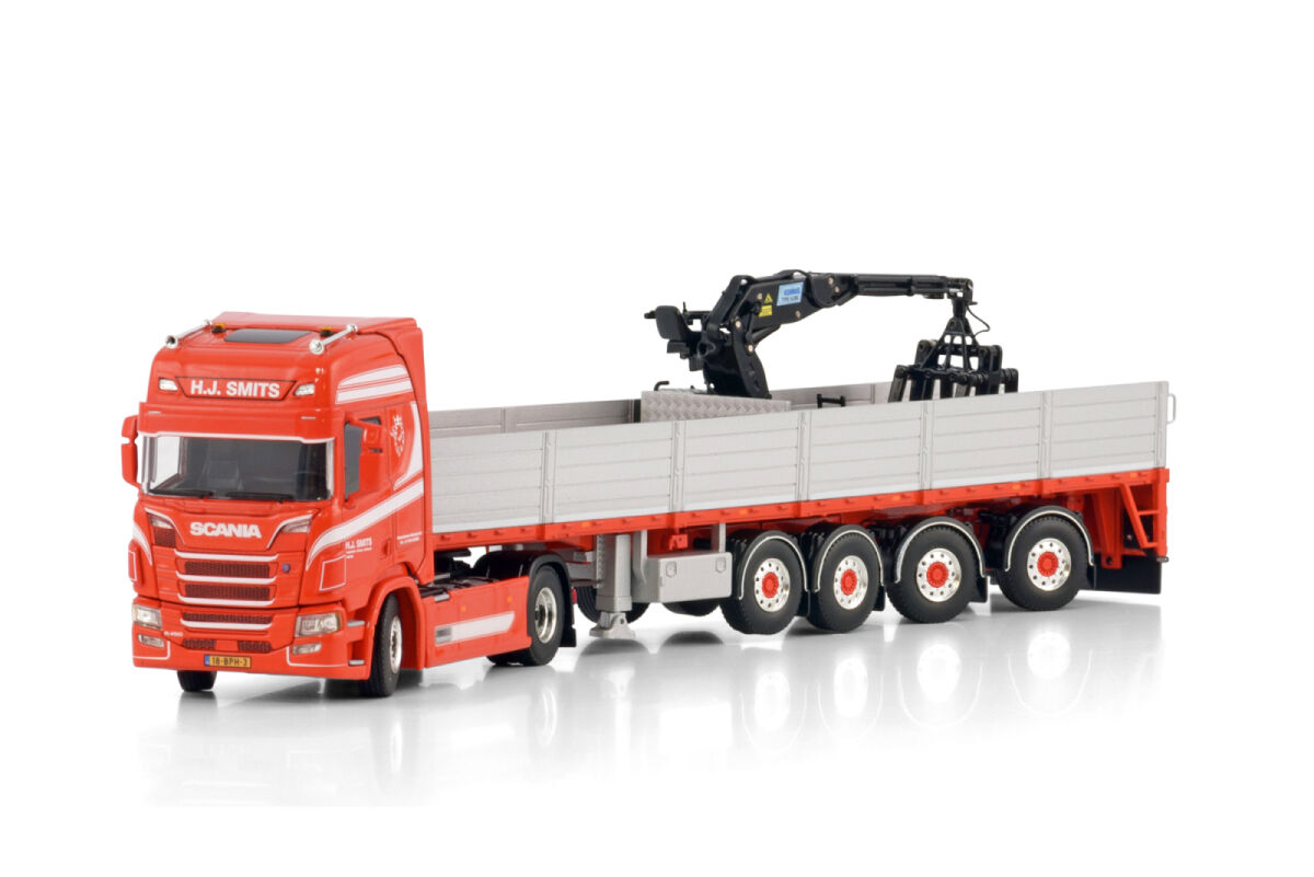 Transportbedrijf H.J. Smits; SCANIA R HIGHLINE CR20H 4X2 BRICK TRAILER - 4 AXLE