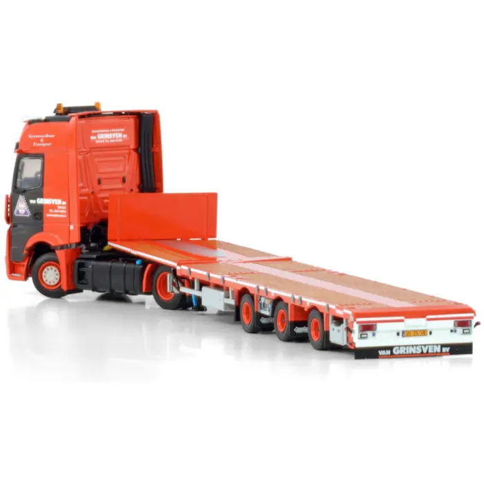 Van Grinsven; MERCEDES-BENZ ACTROS MP5 GIGA SPACE 4X2 FLATBED MEGA TRAILER - 3 AXLE