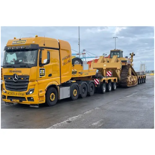 ZTZ Logistics; MERCEDES-BENZ ACTROS MP5 BIG SPACE 8X4 LOW LOADER - 5 AXLE + DOLLY - 3 AXLE