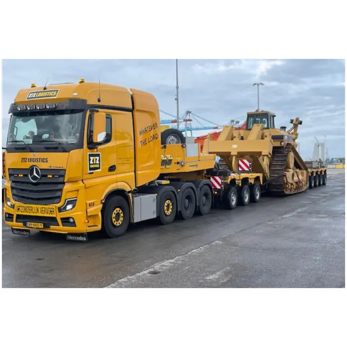 ZTZ Logistics; MERCEDES-BENZ ACTROS MP5 BIG SPACE 8X4 LOW LOADER - 5 AXLE + DOLLY - 3 AXLE