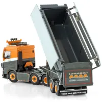 Baggerbedrijf midden Nederland's IVECO S-WAY AS LOW 6X2 Twin Steer met Half Pipe Tipper Trailer