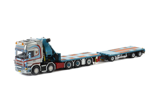 Brouwer's Scania R(5) Topline Palfinger 150 ton10x6 Aanhanger