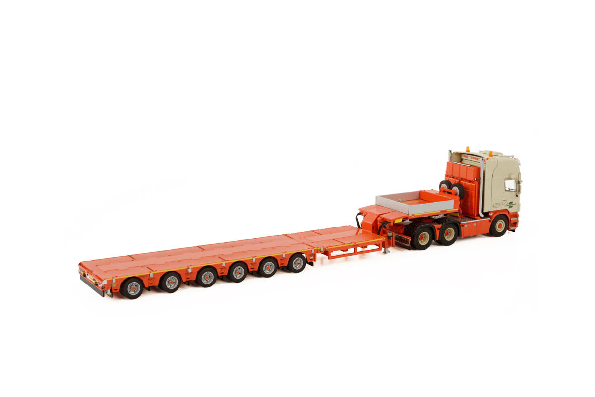 C. Zwagerman’s Scania R5 Topline 6x4 met 6-assige Low Loader