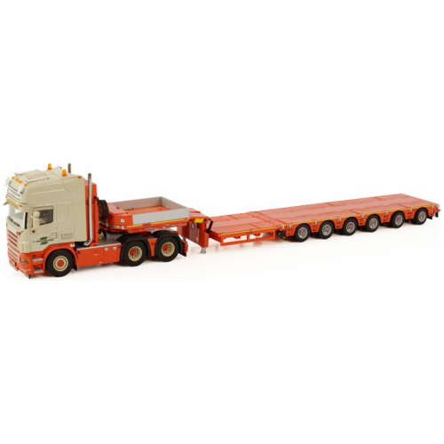 C. Zwagerman’s Scania R5 Topline 6x4 met 6-assige Low Loader