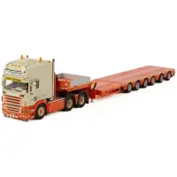 C. Zwagerman’s Scania R5 Topline 6x4 met 6-assige Low Loader