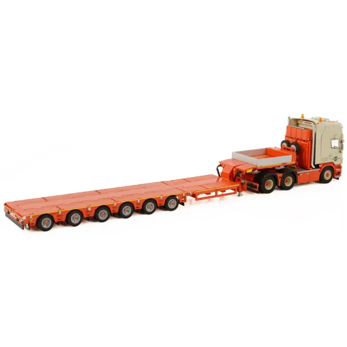 C. Zwagerman’s Scania R5 Topline 6x4 met 6-assige Low Loader