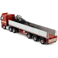 DAF XF Space Cab 6x2 van H.N. Post & Zonen met stenentrailer
