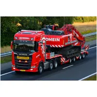 De Romein Groep; SCANIA S HIGHLINE CS20H 6X2 TWIN STEER SEMI WHEEL WELL LOW LOADER - 4 AXLE