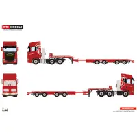 De Romein Groep; SCANIA S HIGHLINE CS20H 6X2 TWIN STEER SEMI WHEEL WELL LOW LOADER - 4 AXLE