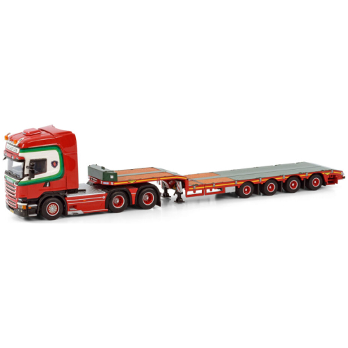 G. Vlastuin's SCANIA STREAMLINE TOPLINE 6X4 + SEMI LOWLOADER - 4 AXLE