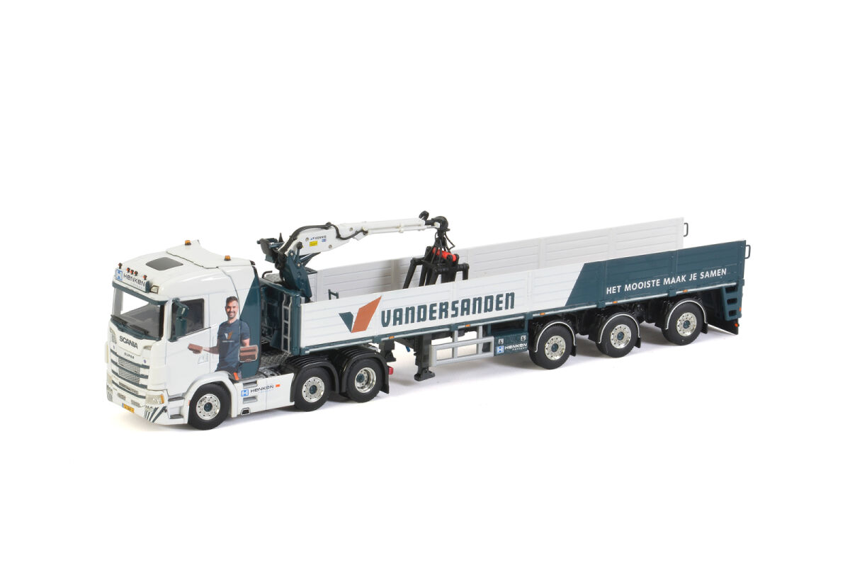 Gebr. Henken (van der Sanden) Scania S Normal I CS20N 6x2 Twin Steer + Brick Trailer - 3AXLE