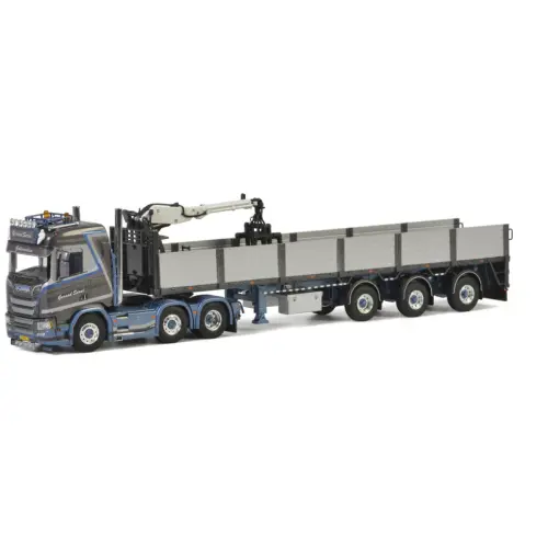Gerard Serné's  Scania R Normal CR20N 6x2 Twin Steer + brick trailer - 3 Axle