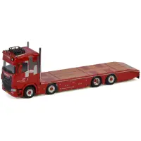 Hardeman van Harten - Scania S Normal | CS20N 8x2 Tag Axle Rigid | Flat Bed – 4 As - WSI 1:50