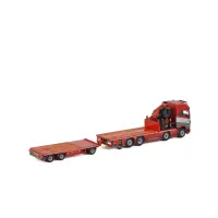 Hardeman; VOLVO FH5 GLOBETROTTER 8X2 TAG AXLE RIGED FLATBED + PALFINGER PK 65002 SH | JIB - Afbeelding 3