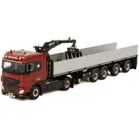 Jaco Stam DAF XF SPACE CAB MY2017 4X2 + BRICK TRAILER - 4 AXLE - Afbeelding 2