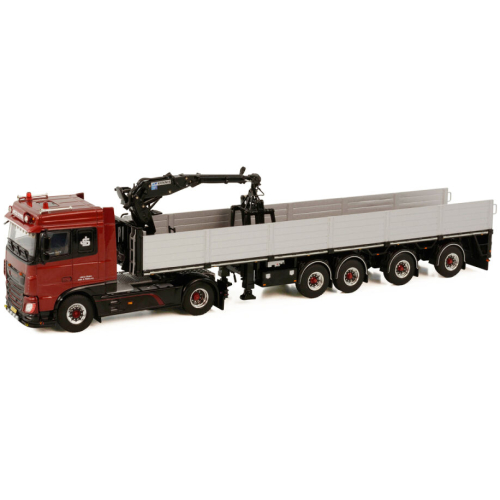 Jaco Stam DAF XF SPACE CAB MY2017 4X2 + BRICK TRAILER - 4 AXLE