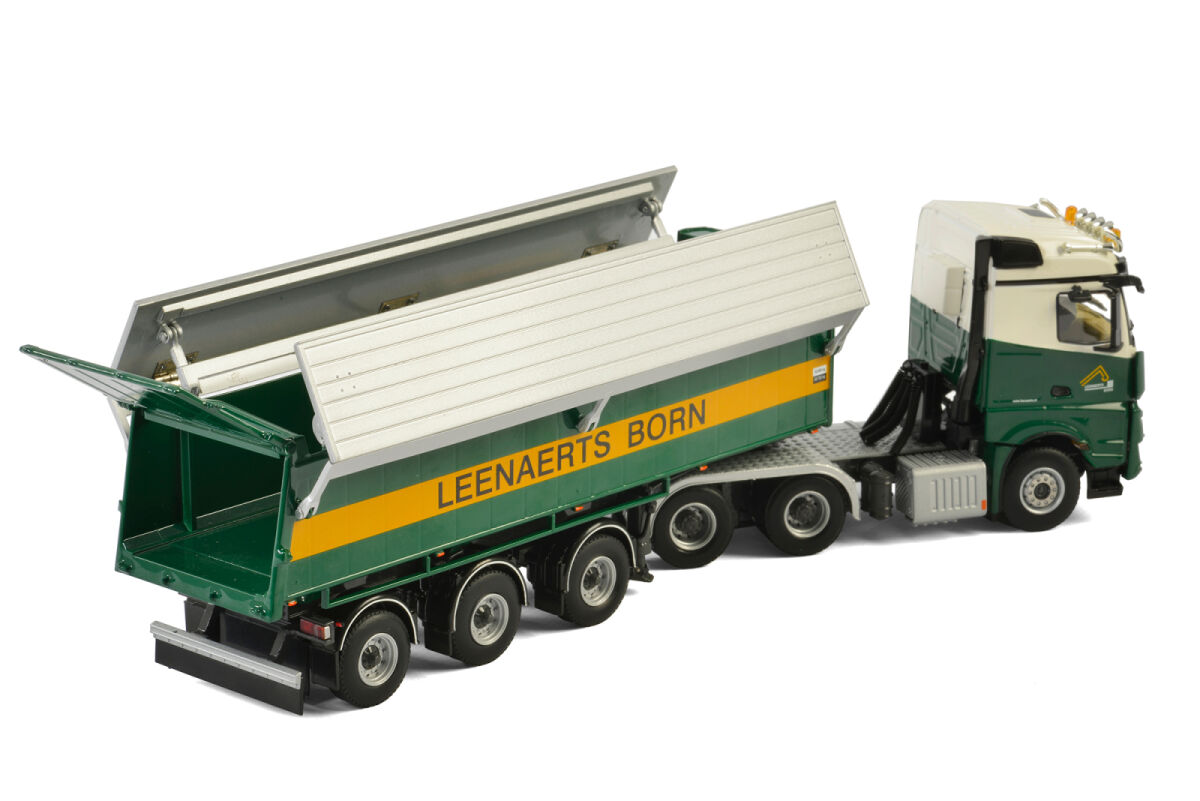 Leenaerts Born's MB Acros MP4 Stream Space 6x4 Tipper Trailer - 3 AXLE