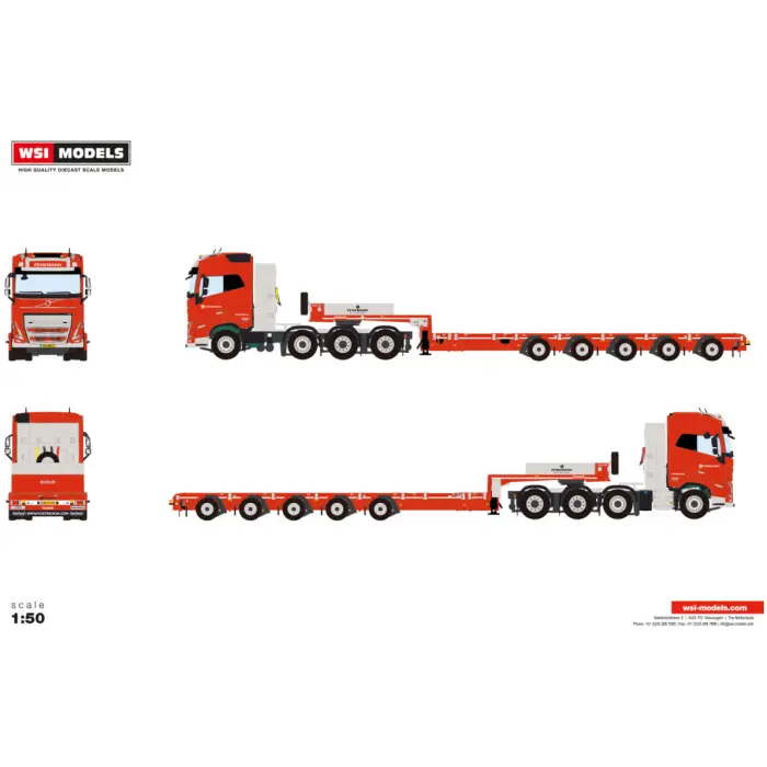 Peinemann; VOLVO FH5 GLOBETROTTER 8X4 MANOOVR - 5 AXLE
