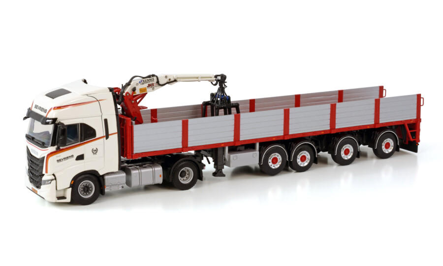 Sevriens IVECO S-WAY AS HIGH4X2 + BRICK TRAILER - 4 AXLE