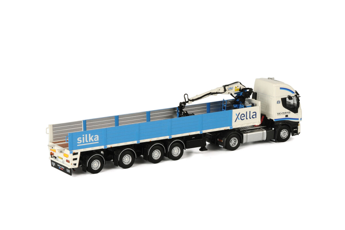 SEVRIENS; IVECO STRALIS 4X2 WITH FLOOR STONETRAILER