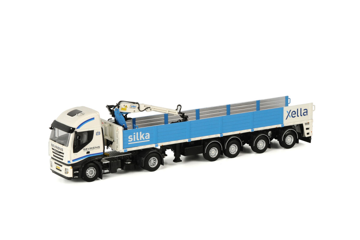 SEVRIENS; IVECO STRALIS 4X2 WITH FLOOR STONETRAILER