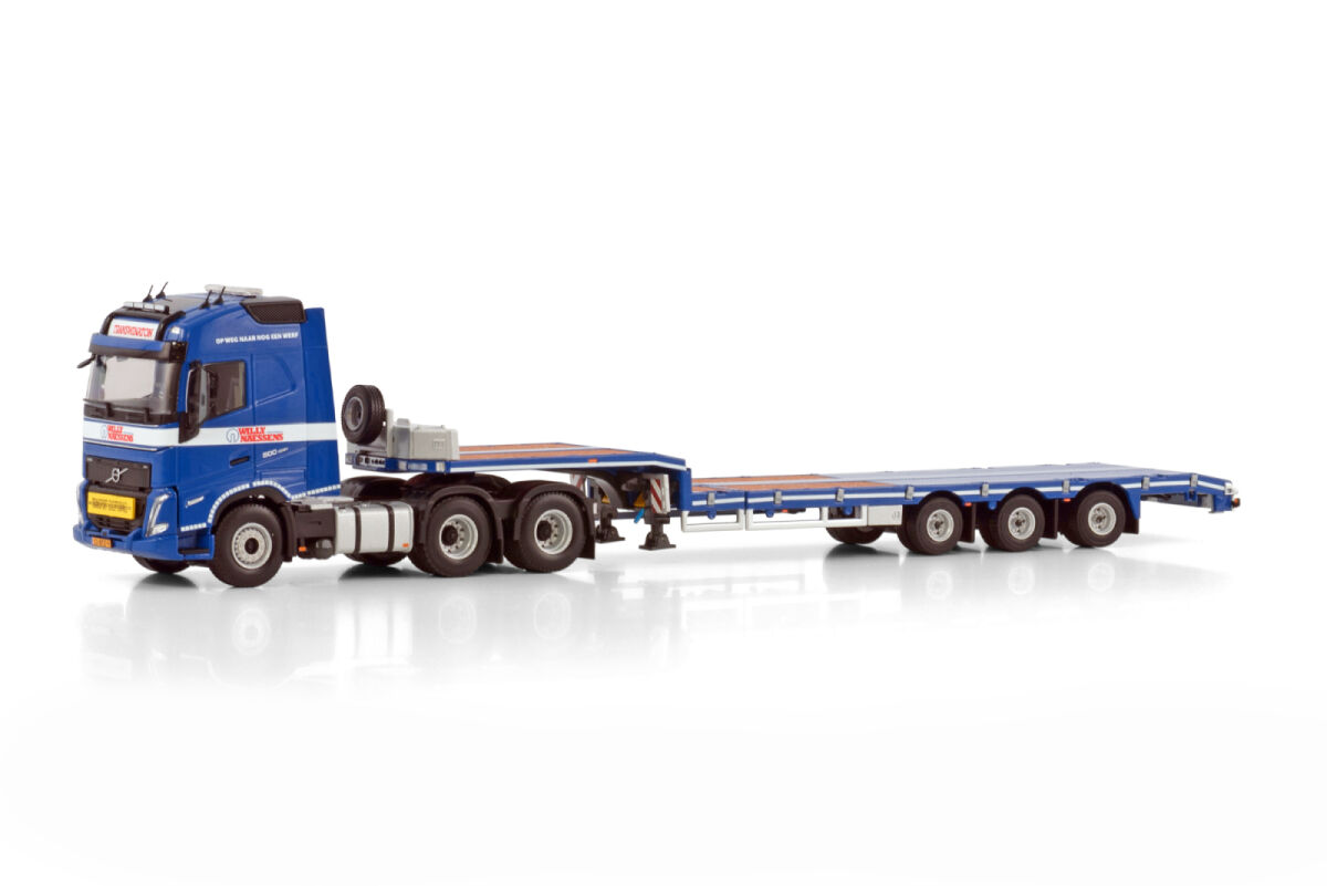 Transwinaton; VOLVO FH5 GLOBETROTTER 6X2 TAG AXLE SEMI LOW LOADER - 3 AXLE