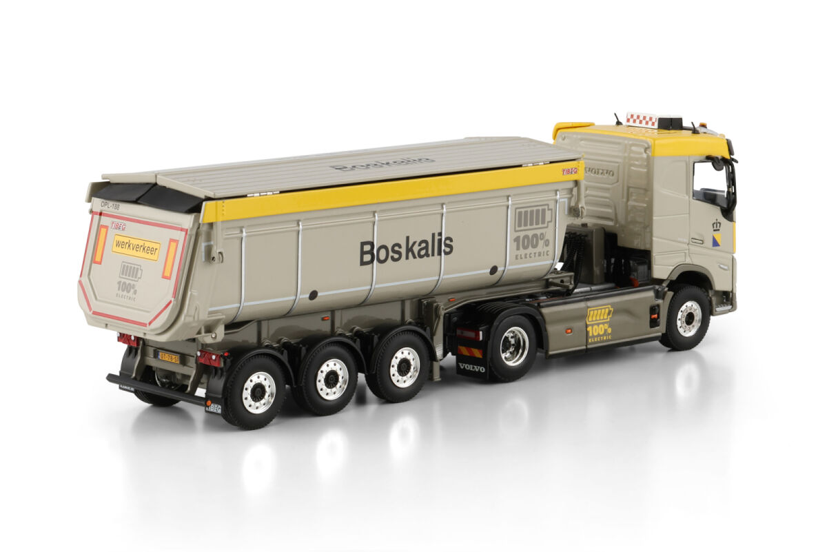 Boskalis Volvo Fh5 Sleeper Cab Electric 4x2 Non Steering Tipper Trailer 3 Axle 4