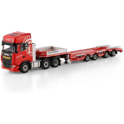 De Romein Groep; SCANIA S HIGHLINE CS20H 6X2 TWIN STEER SEMI WHEEL WELL LOW LOADER - 4 AXLE