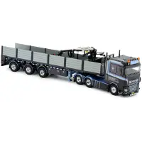 Edwin Salari's DAF XF Euro 6 Space Cab 6x2 sleepas met 3-assige stenenoplegger