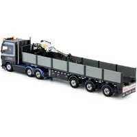 Edwin Salari's DAF XF Euro 6 Space Cab 6x2 sleepas met 3-assige stenenoplegger